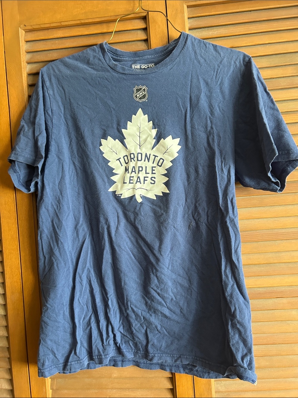 Go-To Navy Toronto Maple Leafs Graphic Tee